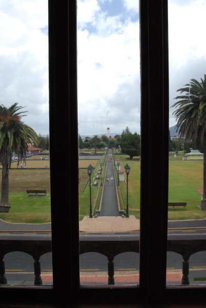 Rotorua - view from the museum