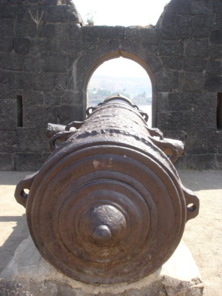 The cannon at the fort