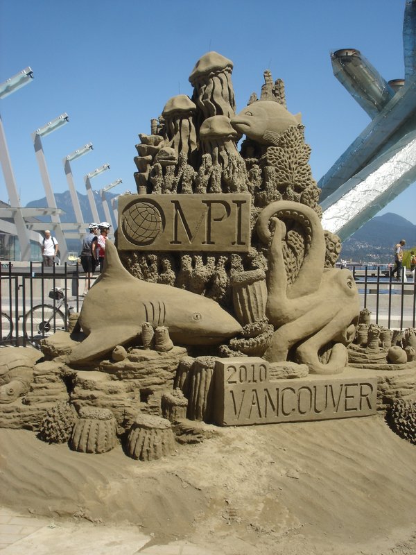 2010 Olympic sand sculpture