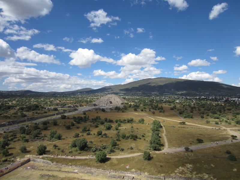 A view of Teotihuacán