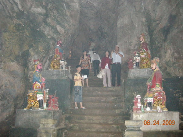 Temple inside Marble Mountain