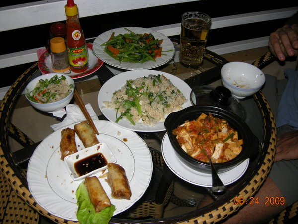 Vegetarian meal in Hoi An