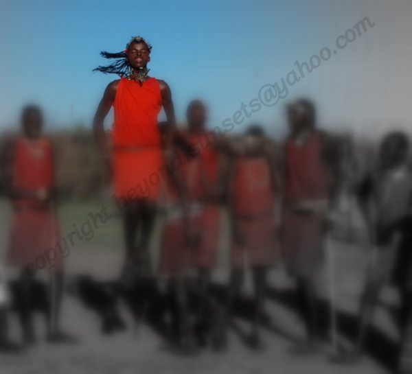 Masai Tribe welcome dance