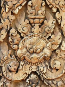 Banteay Srei 'face of  rahu'