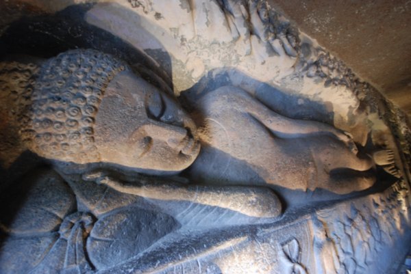Ajantha -sleeping buddha
