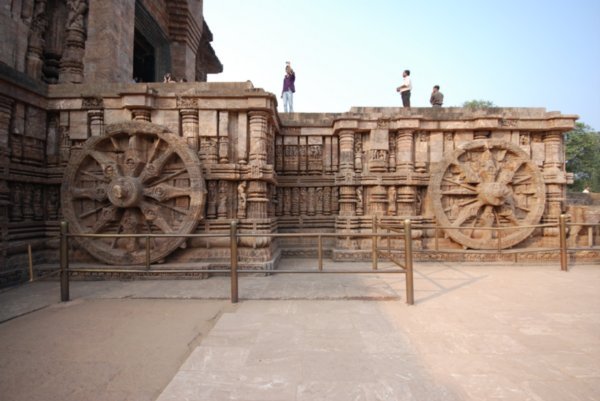 Konark - wheels of the chariot