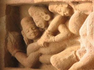 Puri - Megheshwar temple statues