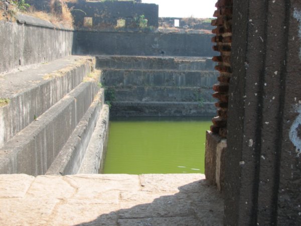 Alibag fort - sweet water tank amidst sea