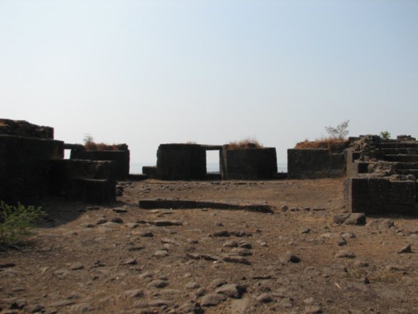 Alibag fort ruins.