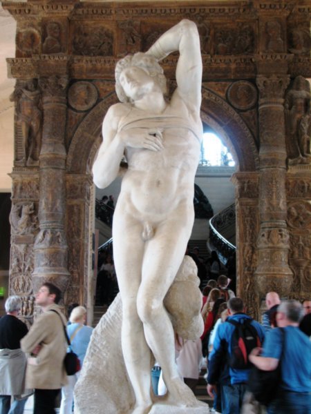Louvre - Michelangelo's Slave.