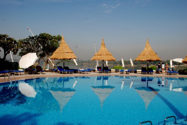 X Maritim resort , early morning at the cool pool