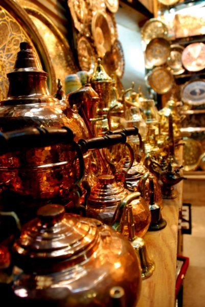 X souvenirs at Khan el' khalili bazaar..