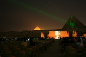 Pyramids Sound and light show