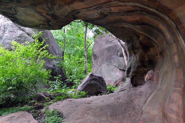 Rock Shelter of the semi-human being