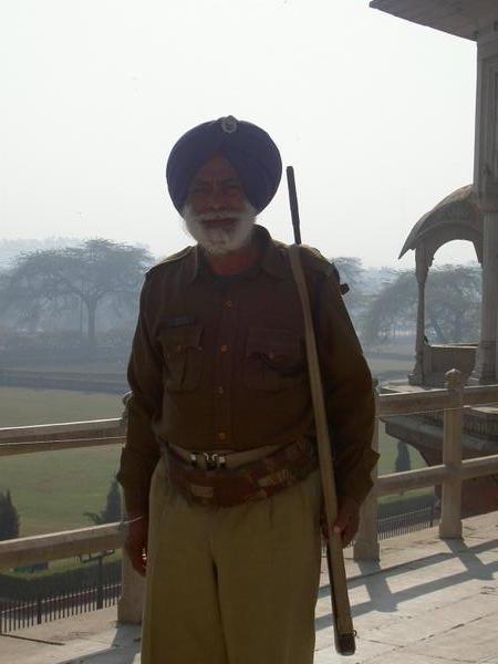 Guard at the fort
