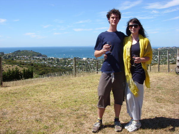 Wine tasting at Mudbrick