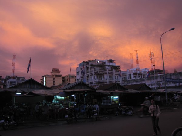 Sunset in Phnom Phen