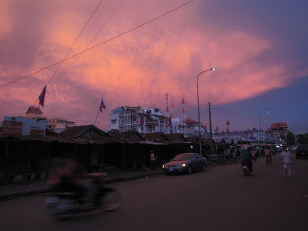 Sunset in Phnom Phen