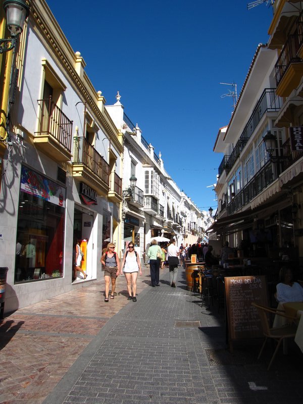 The streets of Nerja