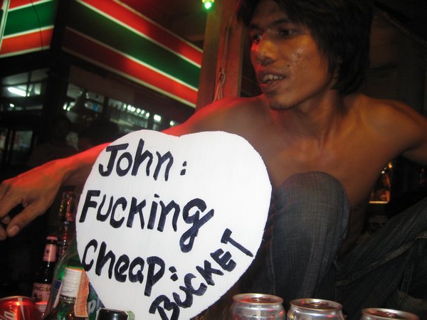 John: Fucking Cheap: Bucket!