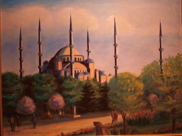 Painting of the "Blue Mosque"