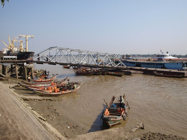 Yangon - dock