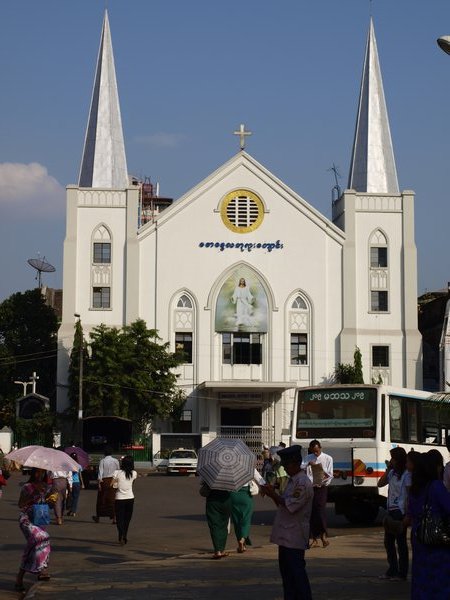 Yangon - church