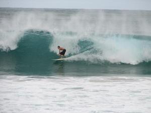 Surfer ved Byron Bay 