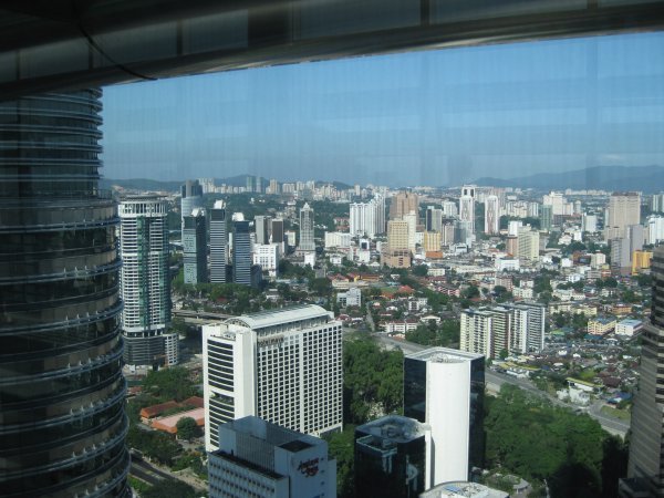 View of the city of KL