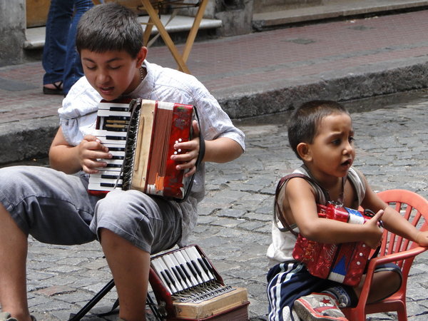 Young Buskers in San Telmo