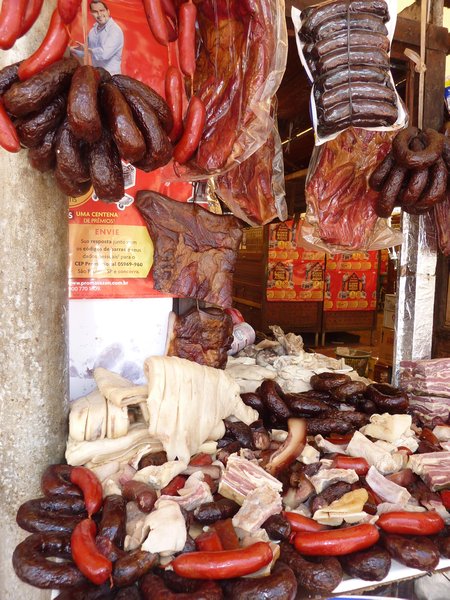Dried Meats at Belem Market