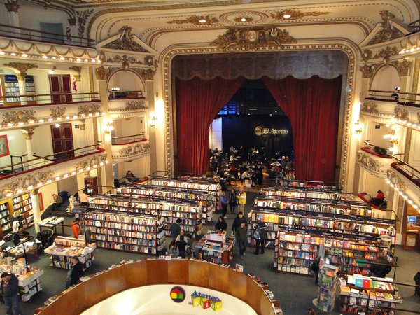 Ateneo bookstore - a converted theatre