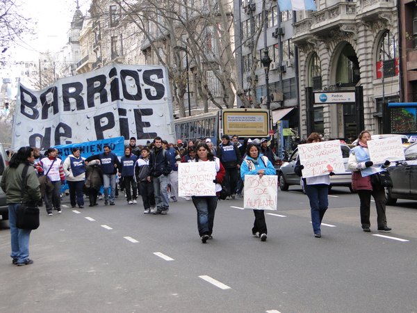 Another demonstration on Avenida Mayo