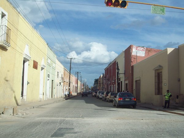 Typical Mexican town