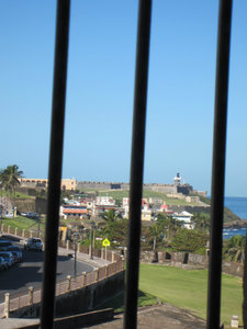View of El Morro from Castle San Cristabol