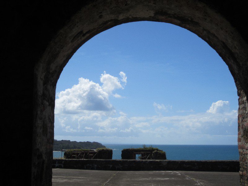 2.View of the Caribbean Sea from San Lorenzo Fort