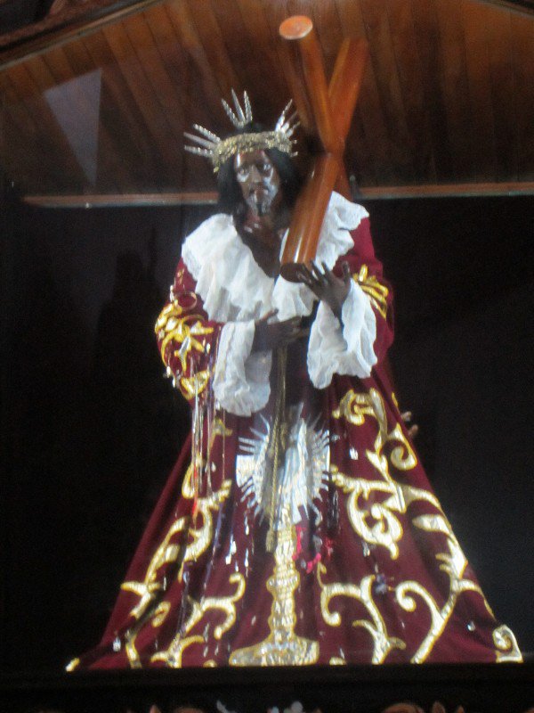 7. Black Christ Statue in Portobelo