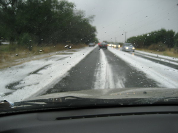 Hail on the Road to Christchurch