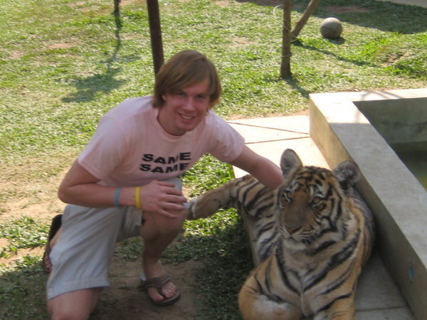 Me and a tiger