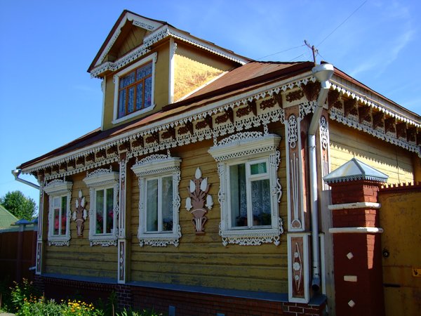 local wooden house