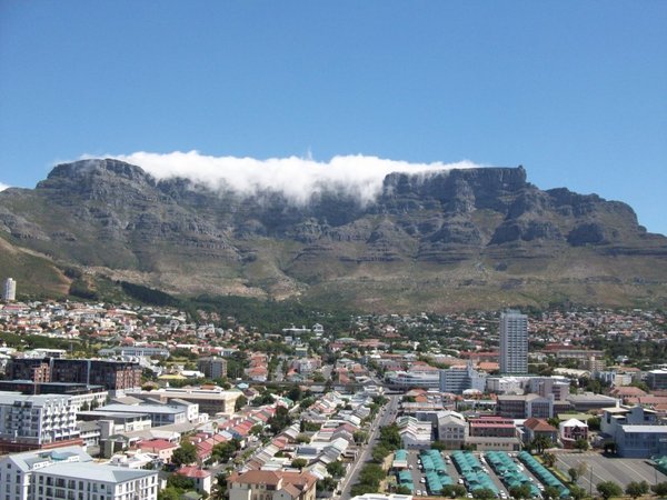 Table Mountain with "tablecloth"