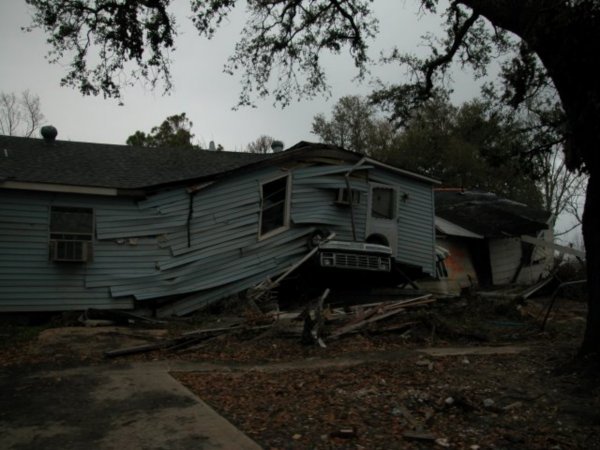 Damaged house in NOLA
