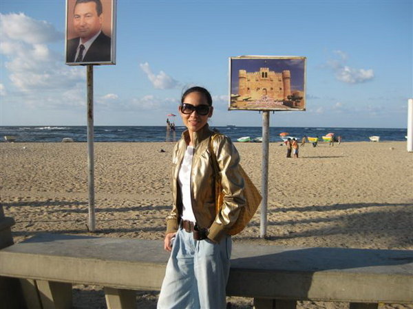 Alex coastline with Hosny Mubarak