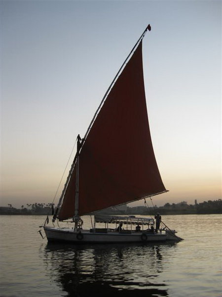 Felucca in Nile River