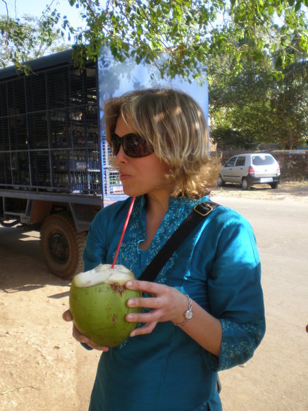 My first coconut