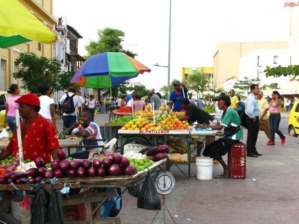 Cartagena market vendors