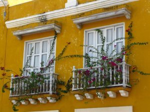 Famous windows in Cartagena