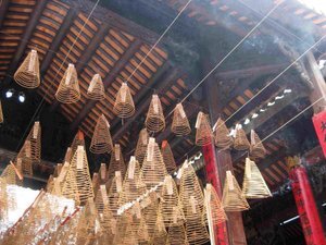 Incense Spirals in the Taoist Temple
