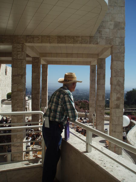 Cowboy at the Getty.