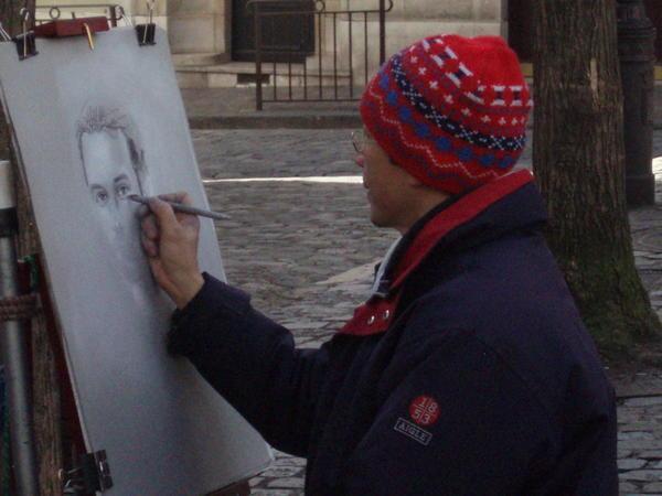 Artist in Montmarte